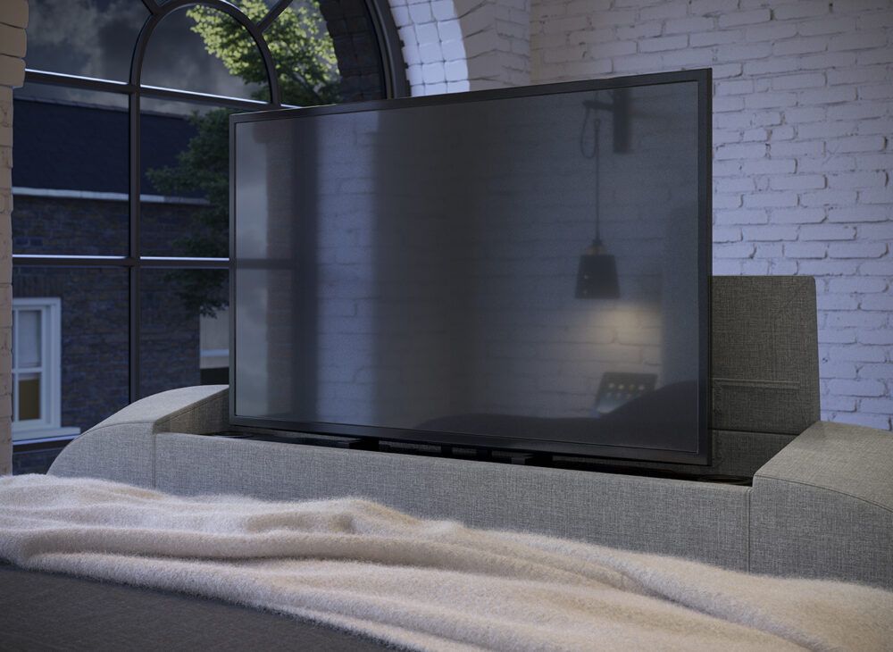 seoul-ottoman-grey-smart-tv-tech-bed-frame-detail