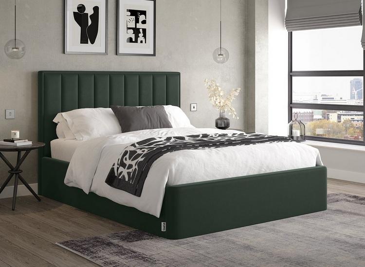 Tempur duke bed frame in green