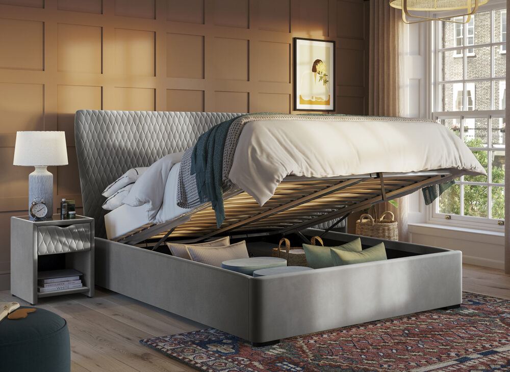 grove-grey-velvet-ottoman-bed-bedside