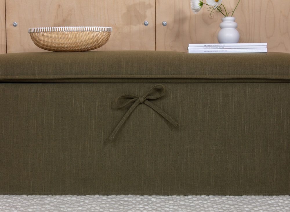 Sophie Conran Pillowrest blanket box in Olive