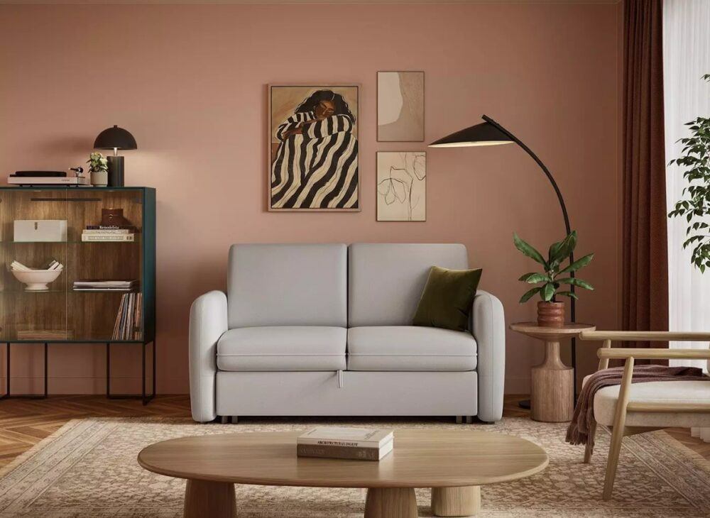 Antrim 2 Seater Grey Sofa Bed