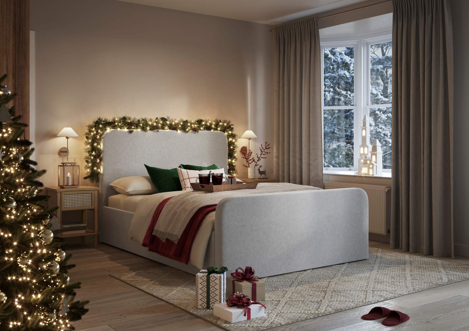 How to decorate your bedroom for Christmas | Dreams Inspiration