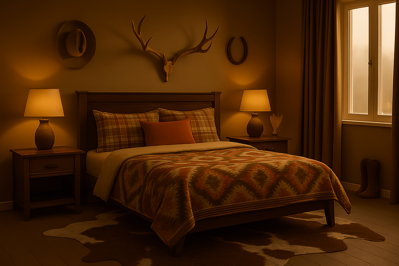 Country music bedroom