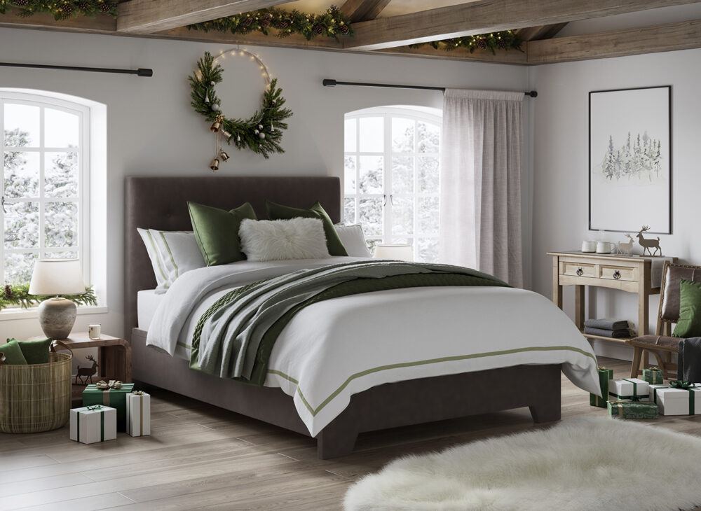 Brown Jenkins bed in a festive scene