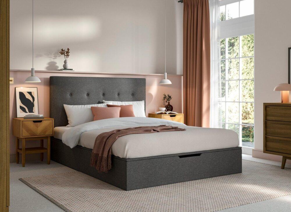 Ashfield Upholstered Ottoman Bed