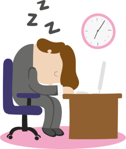 Man napping icon