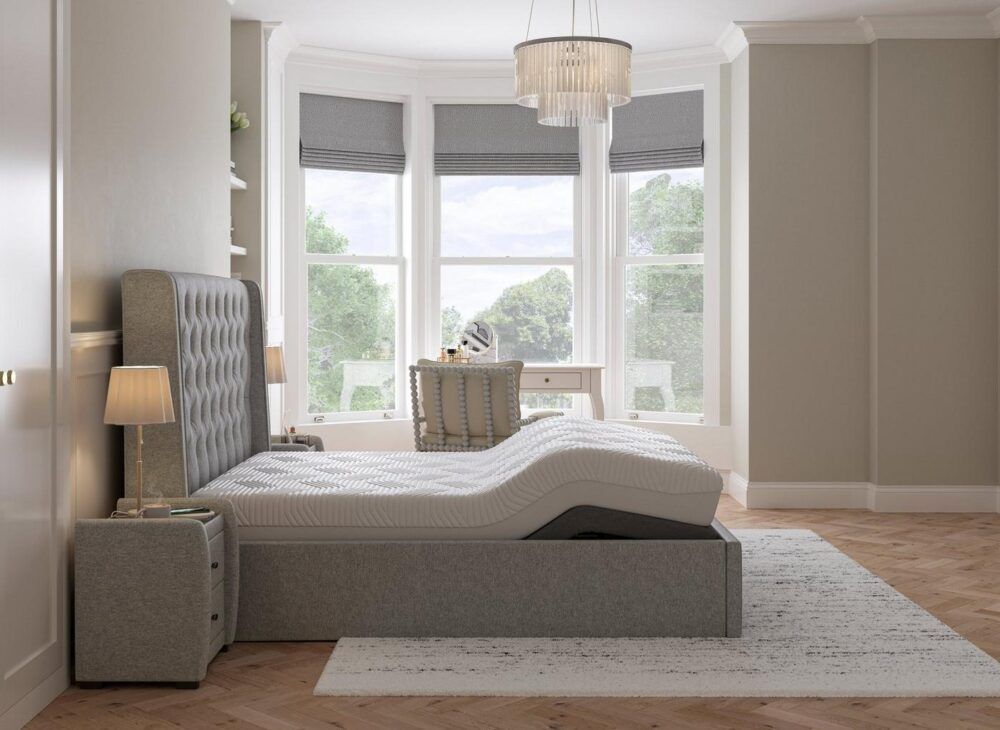 Deacon Sleepmotion Adjustable Upholstered Bed Frame