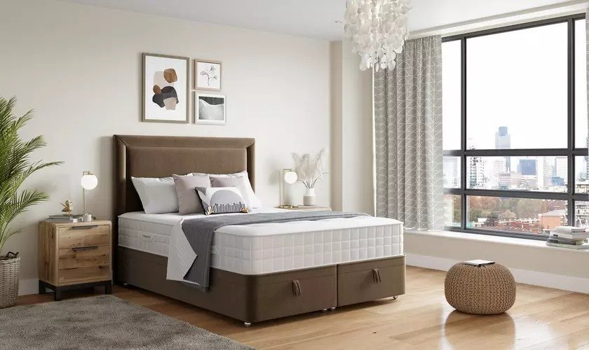 Chocolate brown bedroom ideas get the look with a brown bed frame