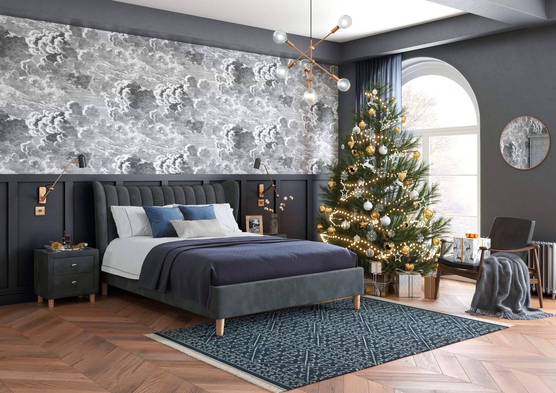 How to decorate your bedroom for Christmas Dreams Inspiration