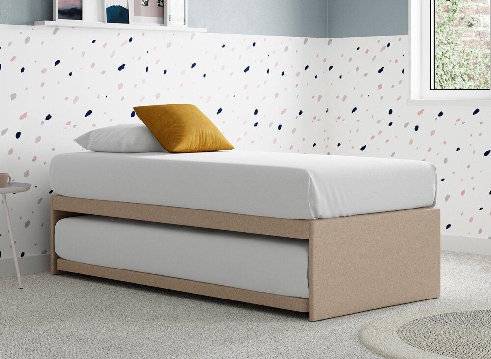 Dreams Workshop Guest Divan Bed in biscuit