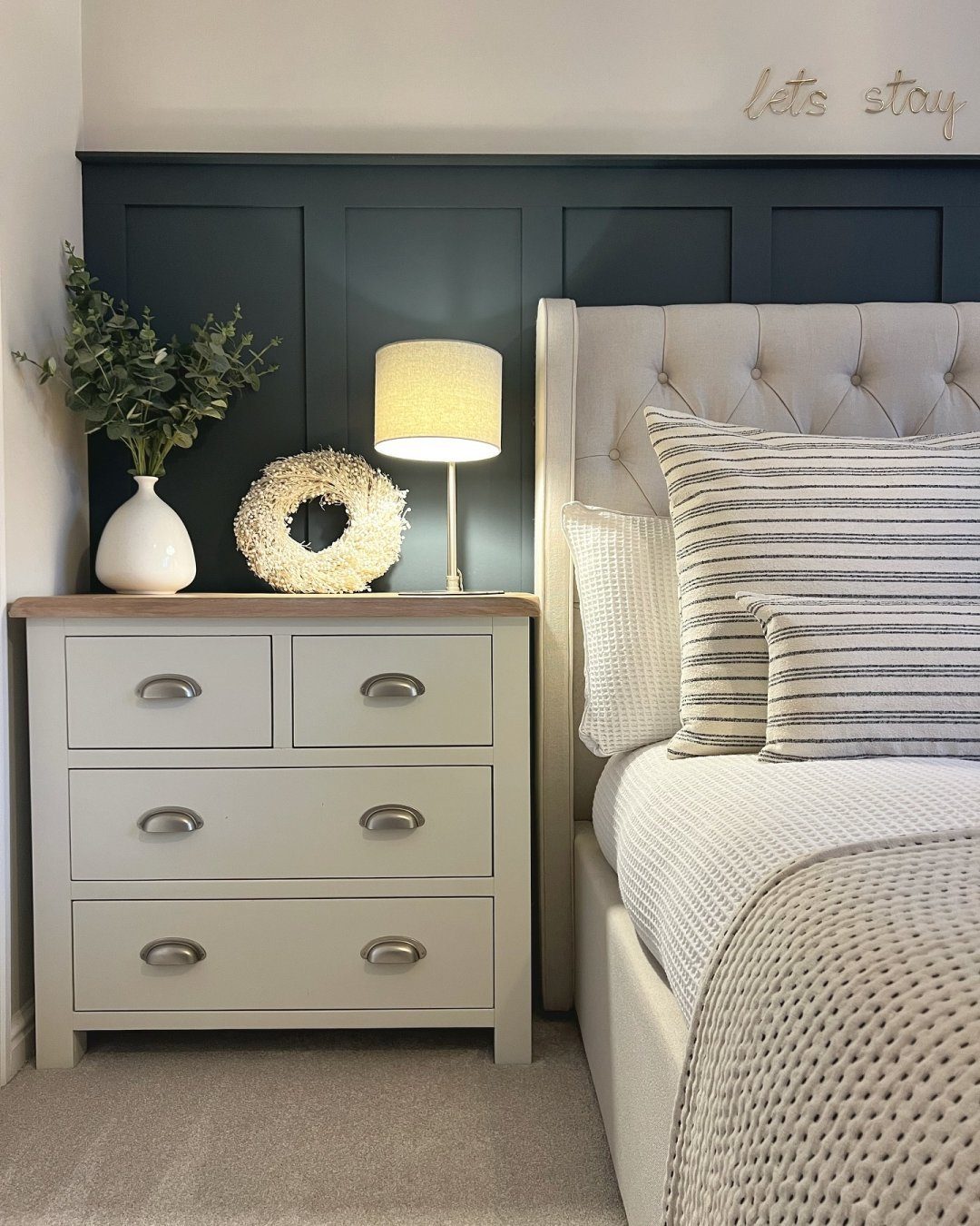 Navy blue and grey bedroom ideas | Dreams Inspiration