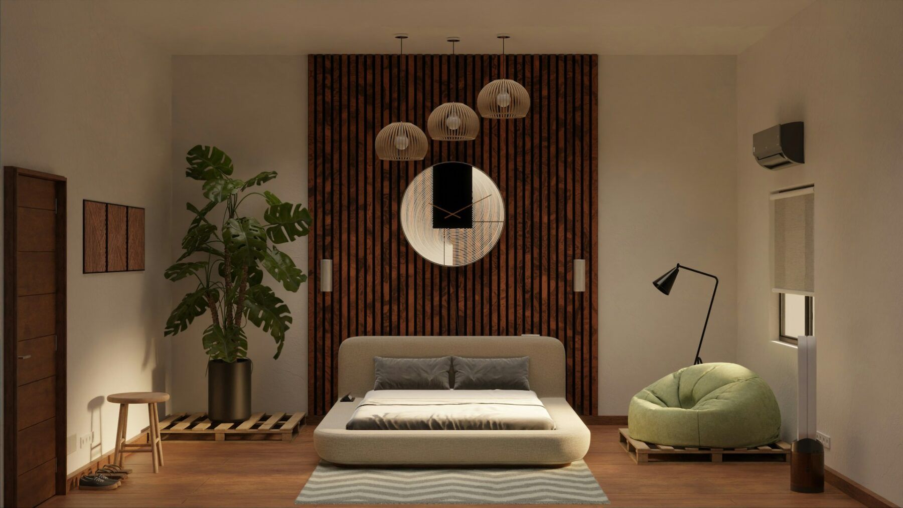 Japandi bedroom