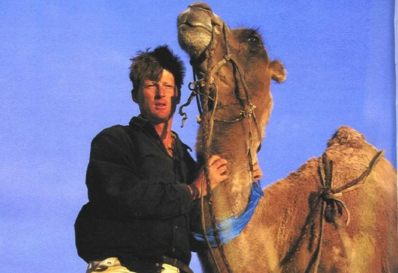 Benedict Allen with camel