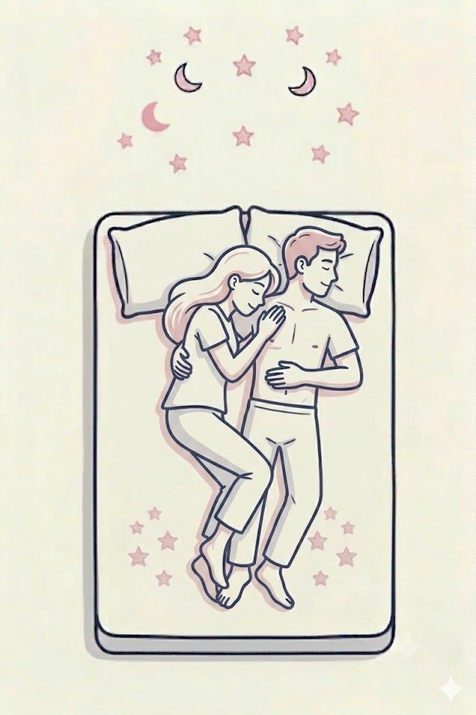 Couple-sleep-position-5.-The-Romantic