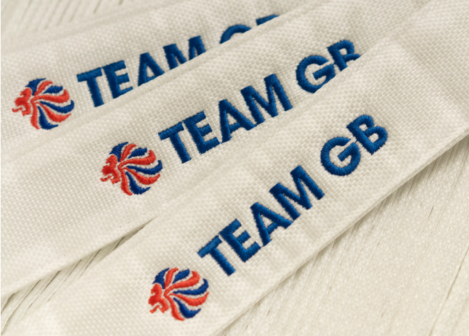 Dream Team mattress handles with Team GB logo