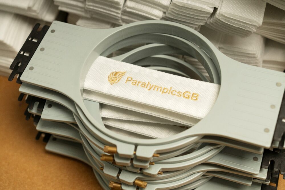 Dream Team mattress handles with ParalympicsGB logo