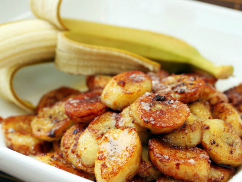 An image of Pan Fried Cinnamon Bananas