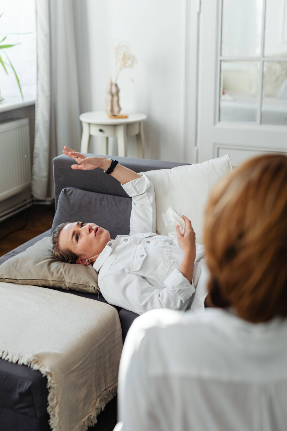 woman having counselling