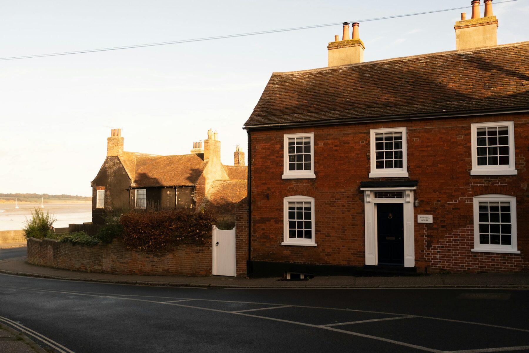 Evening sun in England