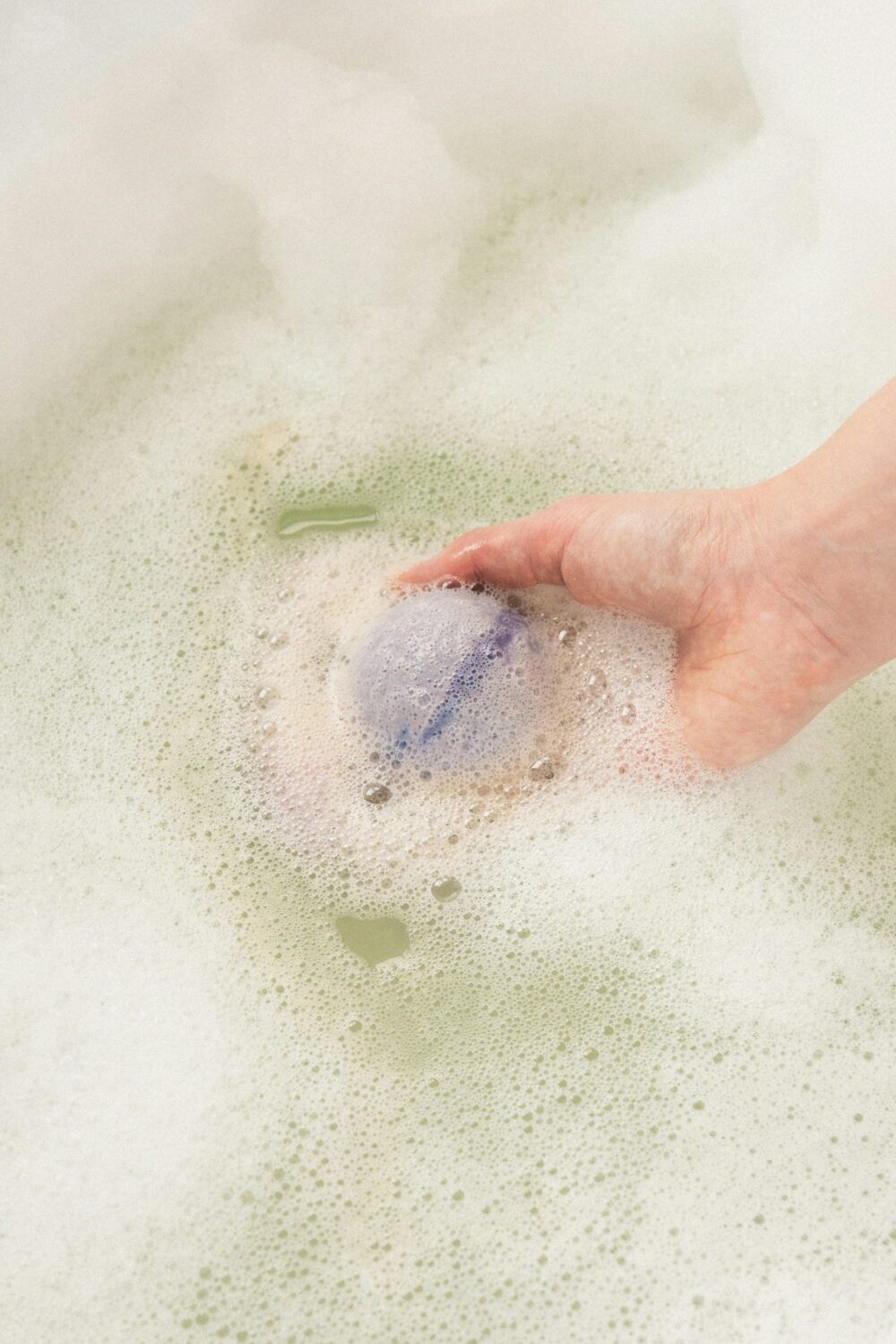Lavender bath bomb
