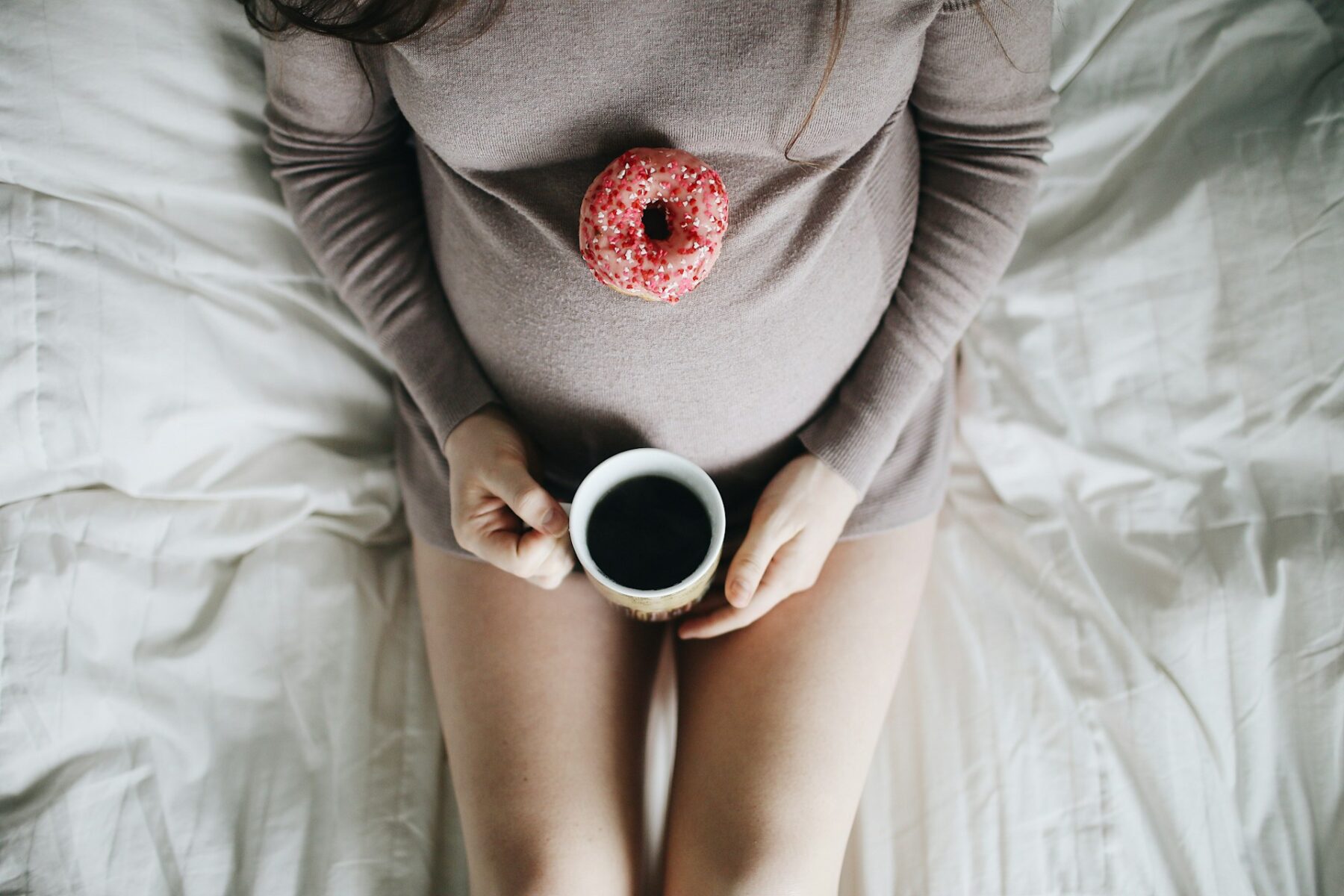 Pregnant lady resting