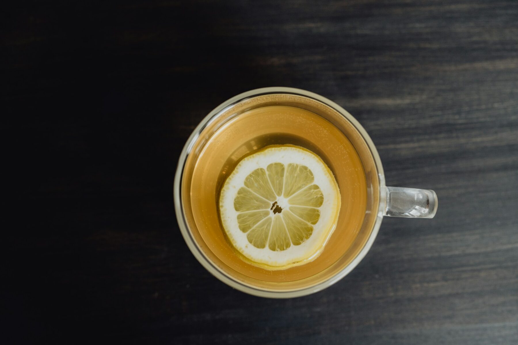 Honey and lemon tea to help coughing at night
