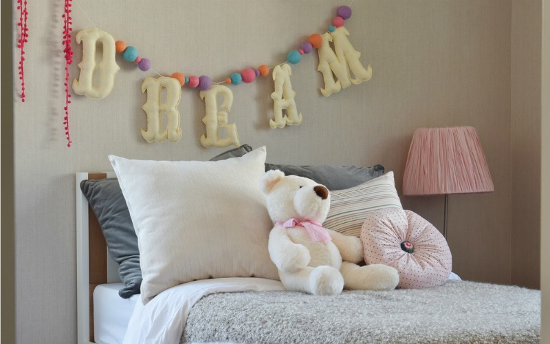 Kids bedroom in styled design