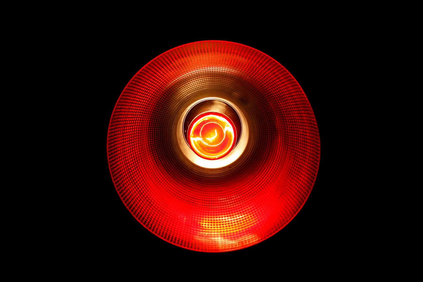 Red light bulb