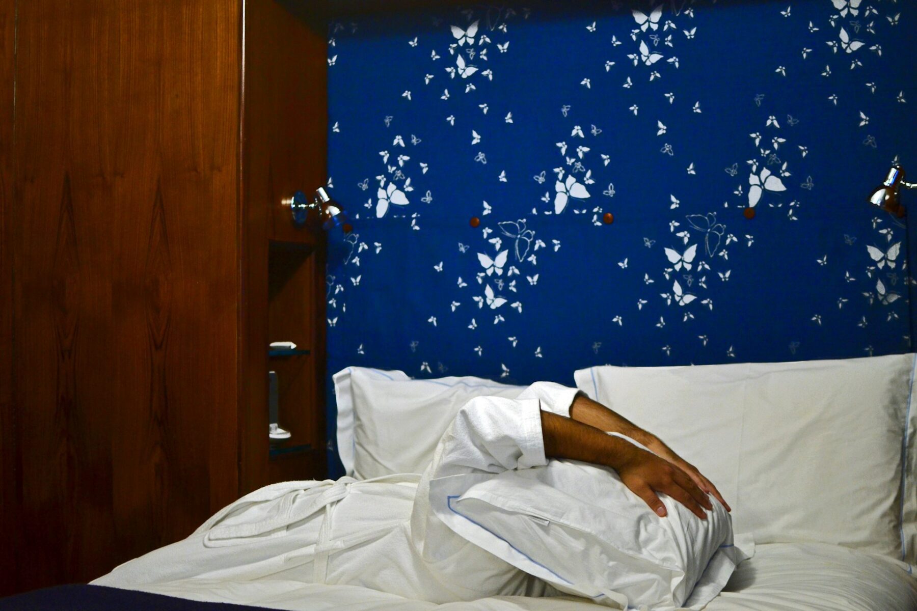Struggling to sleep in hotel