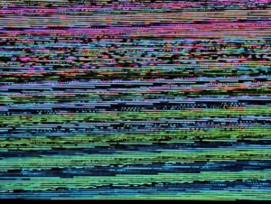 image of coloured tv static to show different colour noises