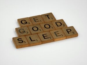 Get good sleep scrabble pieces