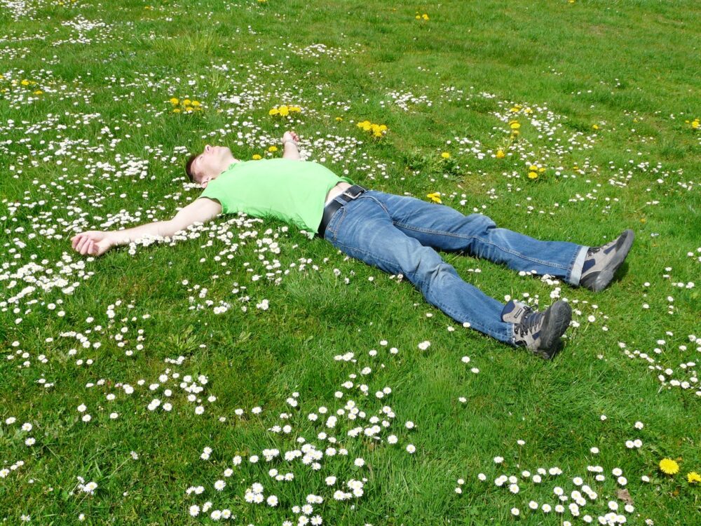 The Spread-eagled Starfish sleeping position