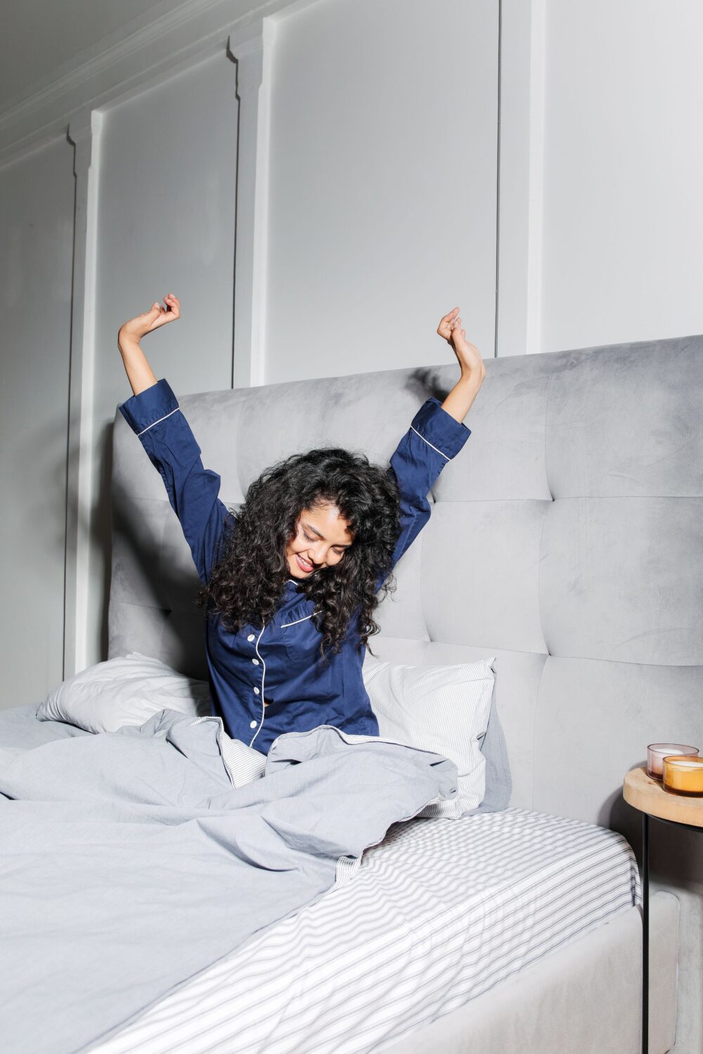 3. Wear breathable pyjamas or sleep nude