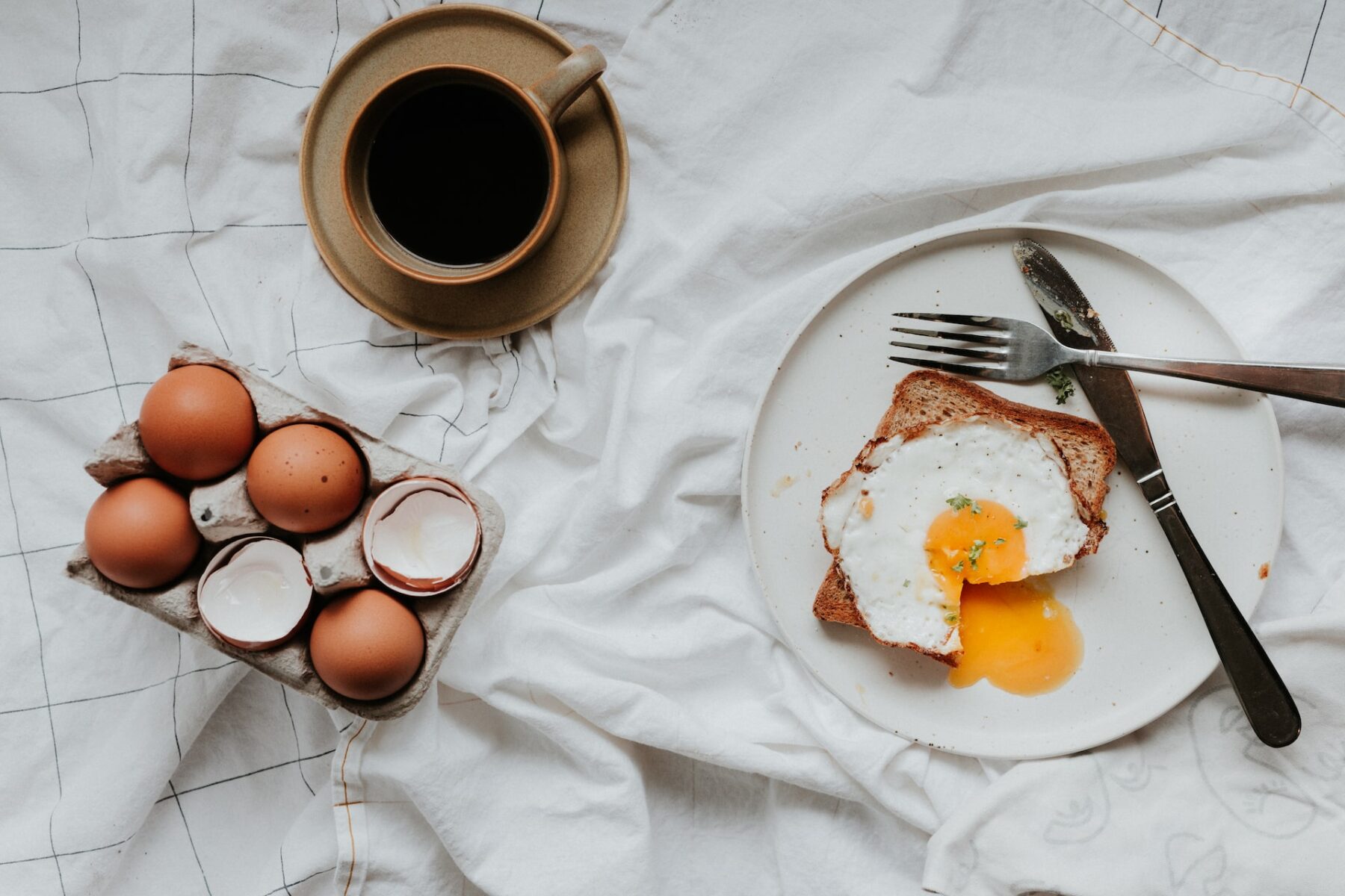 Eggs on toast