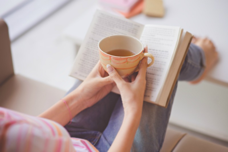 Unwind with a good book to clear your thoughts