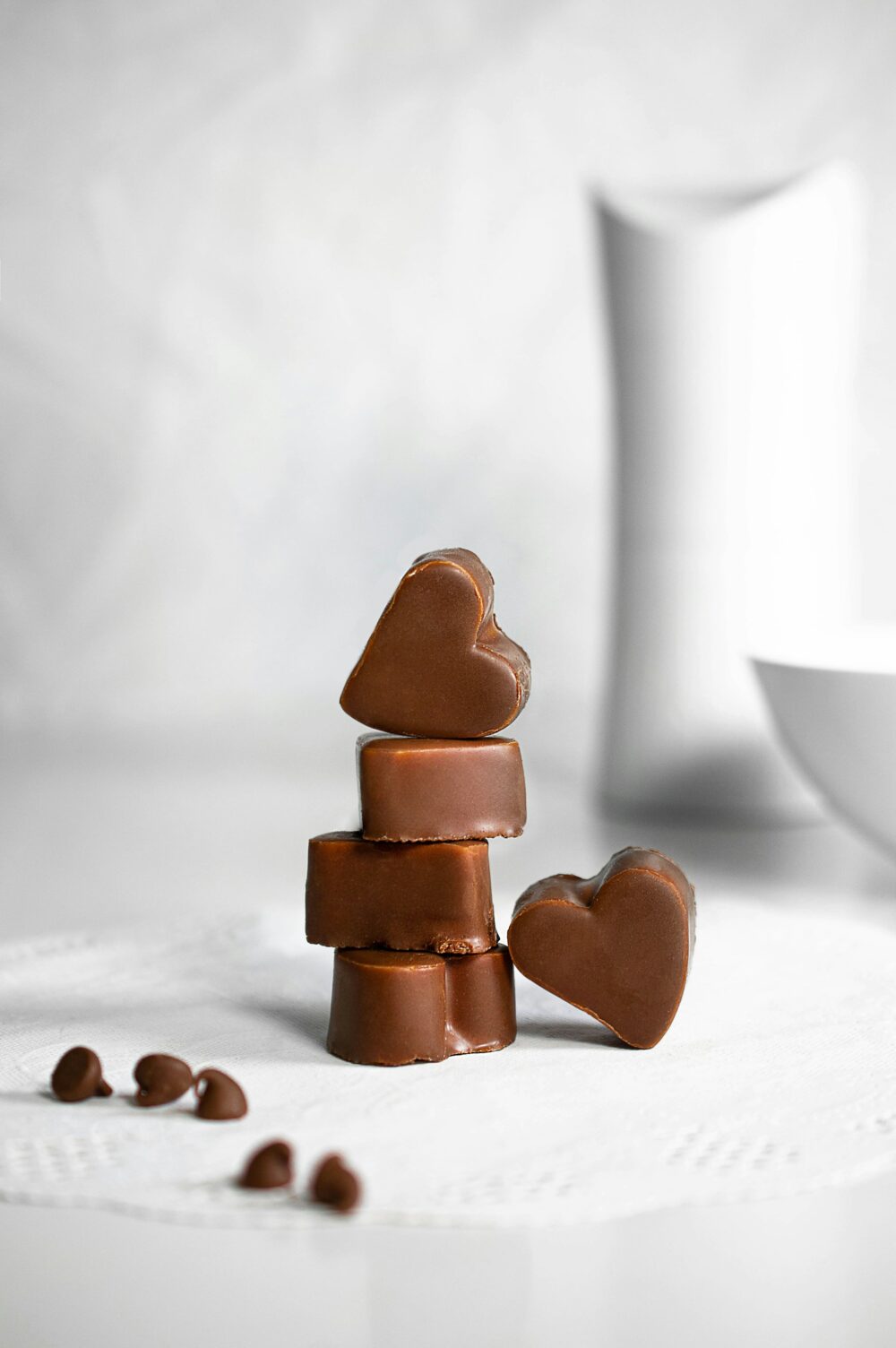 Heart shaped chocolates