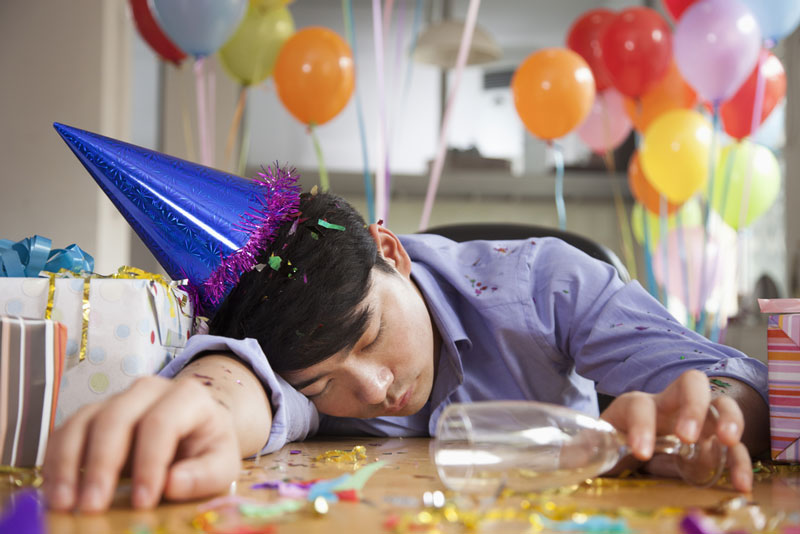 Notice that you have bad sleep after a party? Read why at The Sleep Matters Club. 