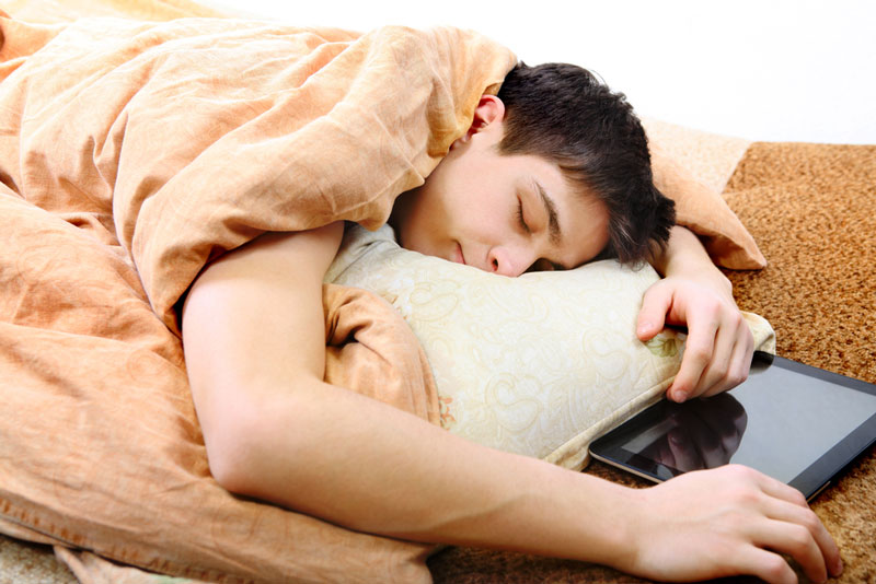 The circadian rhythm of teenagers changes dramatically, making them more awake at night.