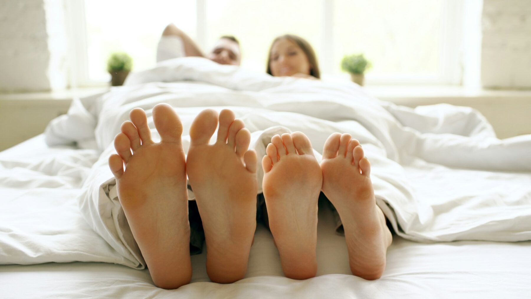 Couple in bed