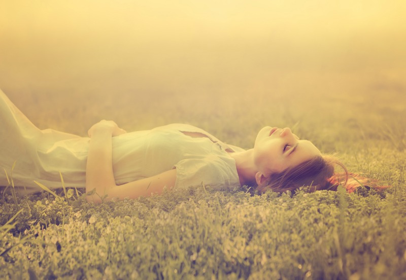 An image of a woman dreaming, cheese and dreams