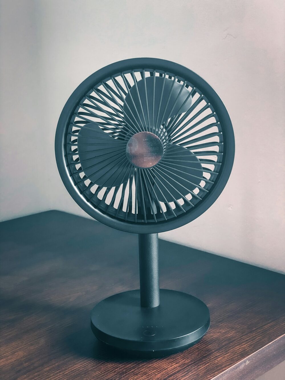 Fan in bedroom